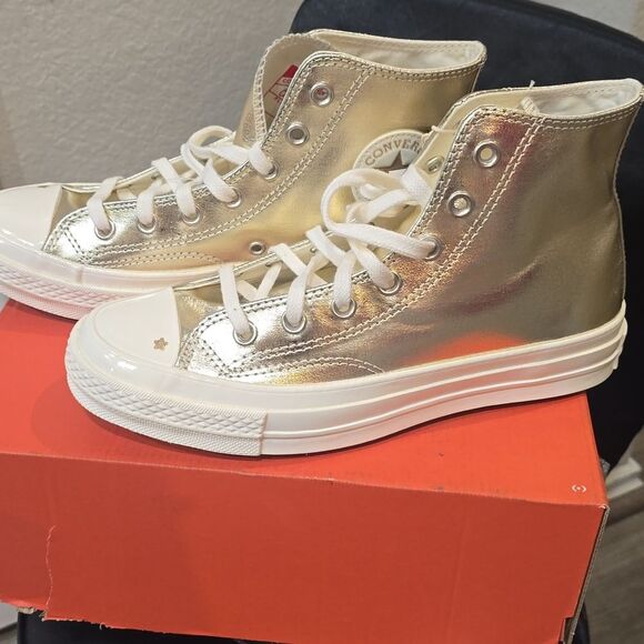 Converse Chuck Taylor All Star 70 Metallic High Top Sneaker - Picture 4 of 7